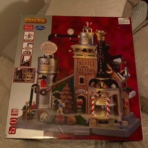 Lemax Truffle Factory Christmas house. New in box. Battery operated.
